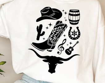 Country tshirt design SVG PNG, country music , wallen bull , cowboy boots svg , cowgirl boots svg , digital design