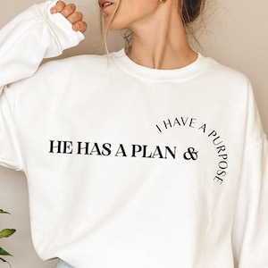 Christian SVG PNG, Retro Jesus Love, Él tiene un plan, Tengo un propósito, Diseño de camiseta religiosa, Fe, Diseño de camiseta cristiana