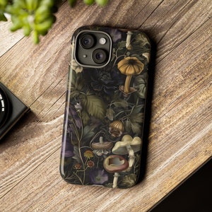Gothic Cottagecore Goblincore Dark Floral Fairycore Witchcore Garden Phone Case iPhone Samsung Google Pixel Multiple Models Available