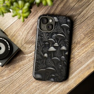 Mushroom Phone Case, iPhone 15 and more, Samsung Galaxy S23 and more, Goblincore, Cottagecore, Botanical, Plant Phone Case