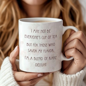 Inspirational Motivational Mental Health Self-Love Self-Care Gift for Her Ceramic Mug, 11oz