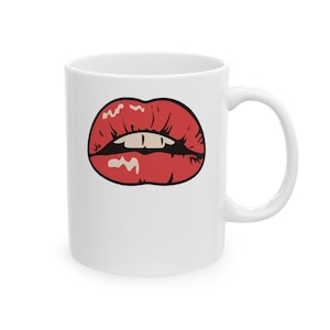 Funny Joke Sexy Lips Mug Gift Mug Ceramic Mug, 11oz