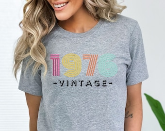 1976 Vintage T-Shirt: Birthday Gift Tee