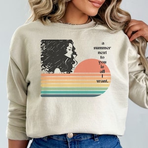 A Summer Next to You Sweatshirt | Trendy Summer Sweatshirt | Summer Love Sweatshirt