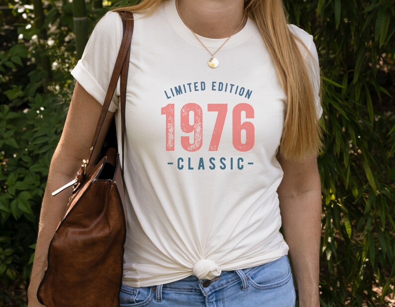 1976 T-Shirt: Vintage Birthday Gift, Unisex Fit image 4