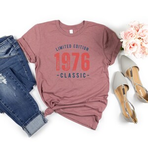 1976 T-Shirt: Vintage Birthday Gift, Unisex Fit image 2
