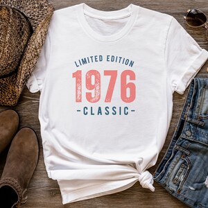 1976 T-Shirt: Vintage Birthday Gift, Unisex Fit image 5