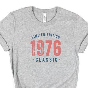 1976 T-Shirt: Vintage Birthday Gift, Unisex Fit image 3
