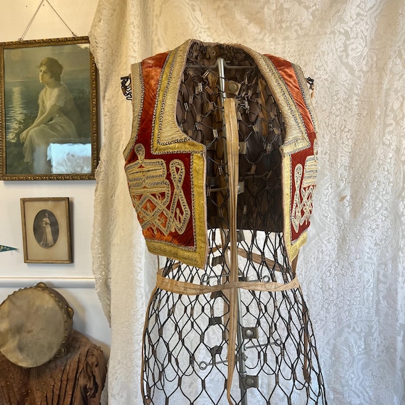 30s France Vintage Wool Gilet | Ugla パンと古着と本