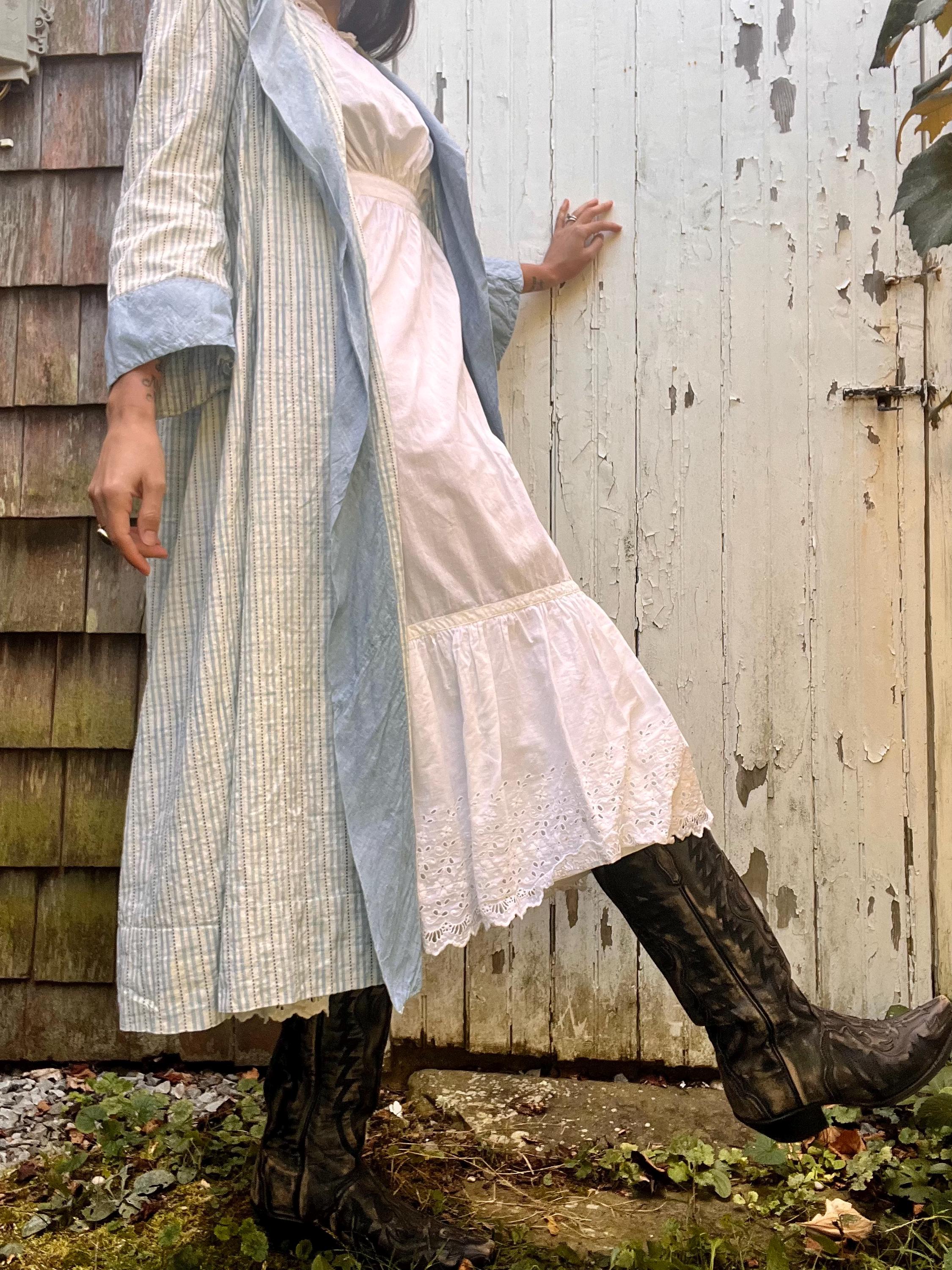 crochet white summer dress Vintage Cotton MARY KANTRANTZOU | TIE POLYESTERFit Type Collection 25 Size:3X (24-26)