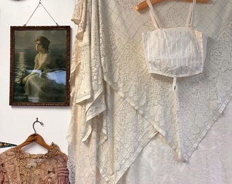 Antique 1920&#39;s Cotton Brassiere