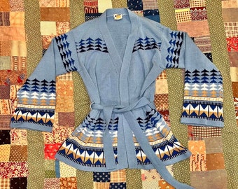 1970's Woolco Western Belted Cardigan