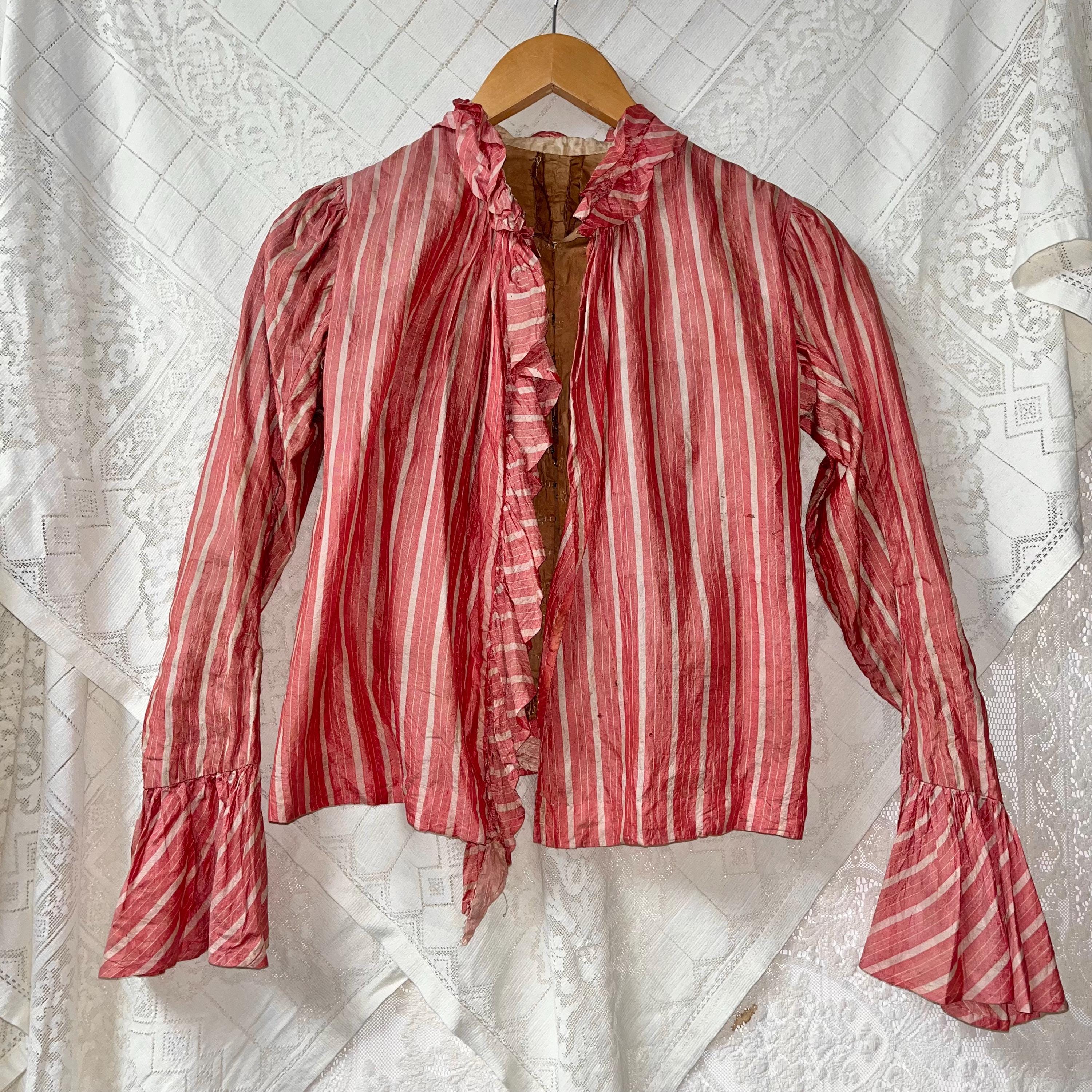 アンティークシルクビクトリア朝のボディス - Etsy 日本