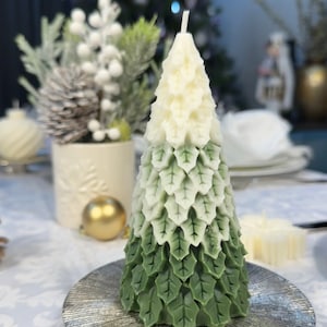 Fir Tree Soy Candle: Holiday Home Decor, Natural Scent