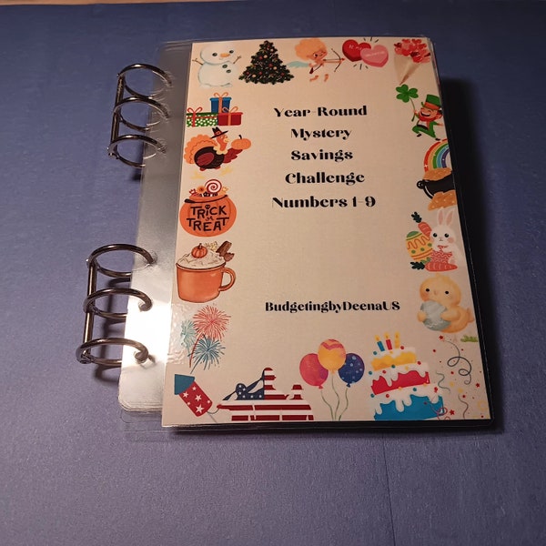 Year Round Savings Challenge, Budgeting, Double Sided Scratch Off