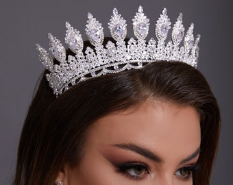 Special Design Tiara, Wedding Crystal Tiara,Bridal Headband Crown,Princess Tiara Crown,Queen Tiara,Crystal Crown Tiara,Bridal Headpiece