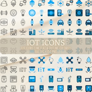 以下が含まれることがあります： 線、フラット、アウトラインのスタイルの300個のIoTアイコンのセット。アイコンは青、黒、白です。アイコンは、Webデザイン、モバイルアプリ、プレゼンテーションで使用できます。アイコンはSVGとPNG形式で入手できます。