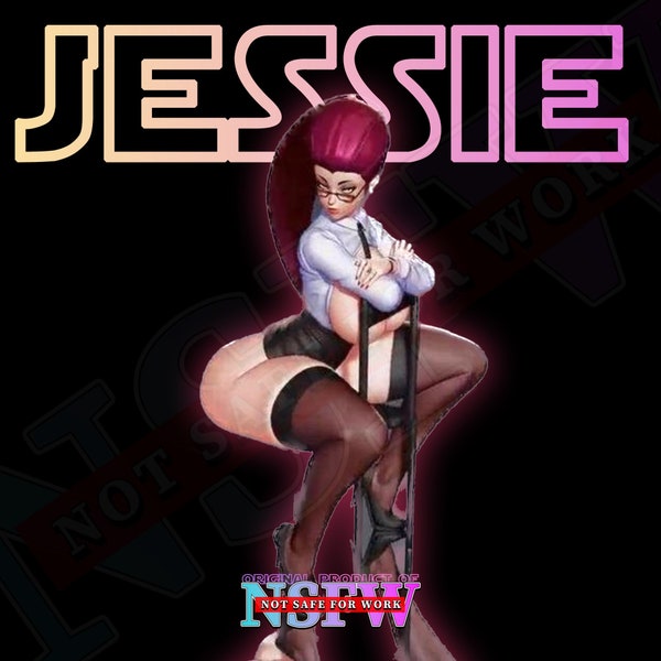 Sexy Jessie Figure from Pokemon +NSFW - Nsfw Jessie Figure Model- Jessie Naked Figure - Pokemon Nsfw Figure Stl 3d Printing - Anime Nsfw Stl
