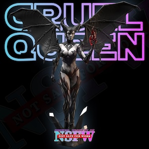Cruel Queen Nsfw Figure - Sexy Cruel Queen Model Diorama - Sexy Female Nsfw Figure - NSFW STL - 3D Printing Figure - Sexy NSFW Stl Model