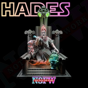 Hades Diorama STL Model - Ghost 3D Figure Diorama - 3D Printable Model - 3D Printing STL Model - Horror Cute Diorama Model