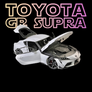Toyota GR Supra 3D Printable STL File-High Quality Toyota Gr Supra 3D Model - Car STL - Car Model -Supra Model - Supra 3D Printable