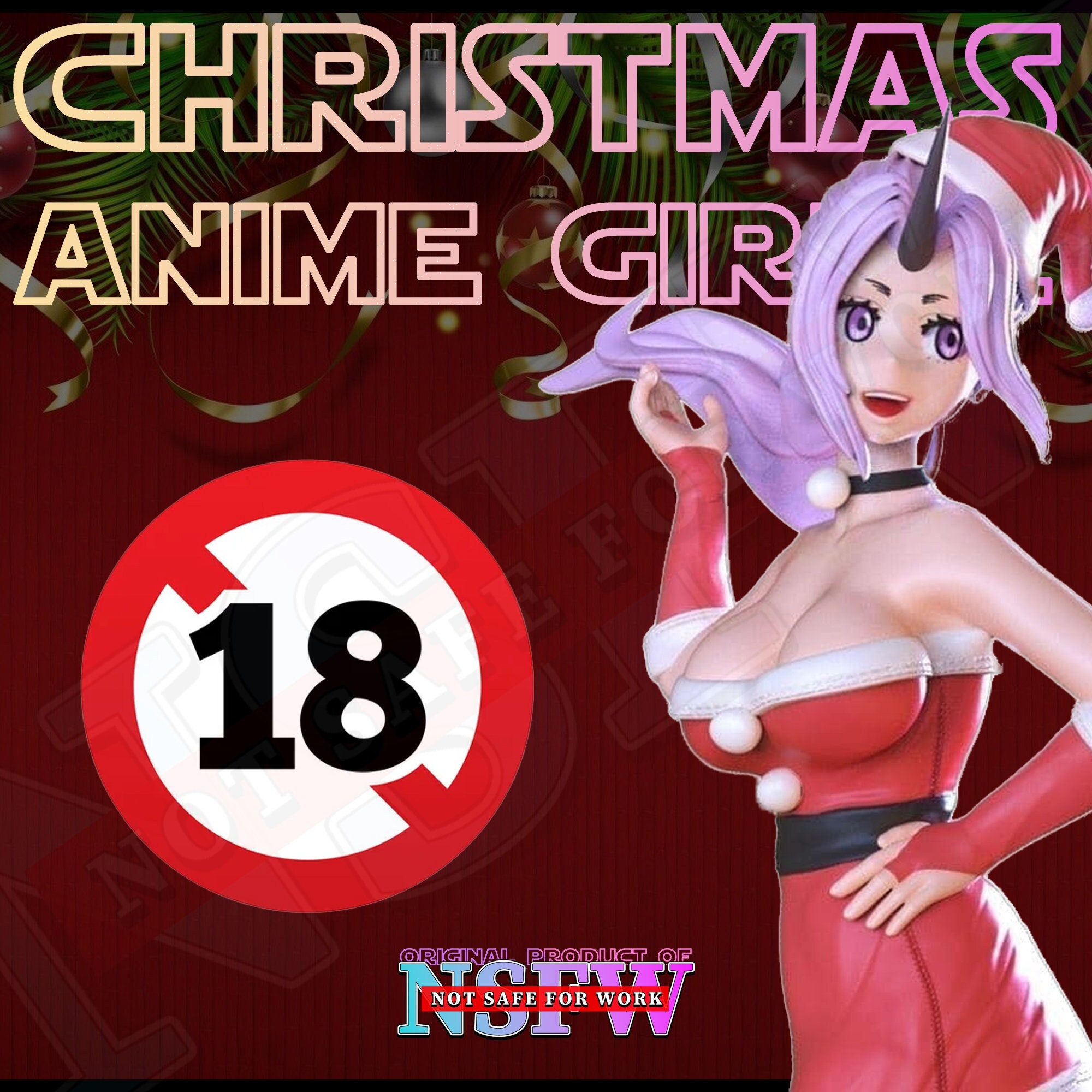 NSFW Christmas Sexy Anime Girl 2 Christmas Anime Girl +NSFW