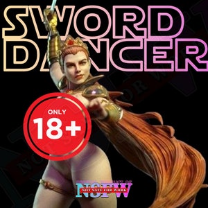 Sword Dancer STL Model NSFW - Nsfw Sword Dancer Figure - 3d Printable Sword Dancer Figure - 3D Printing NSFW Figure Model for 3D Print