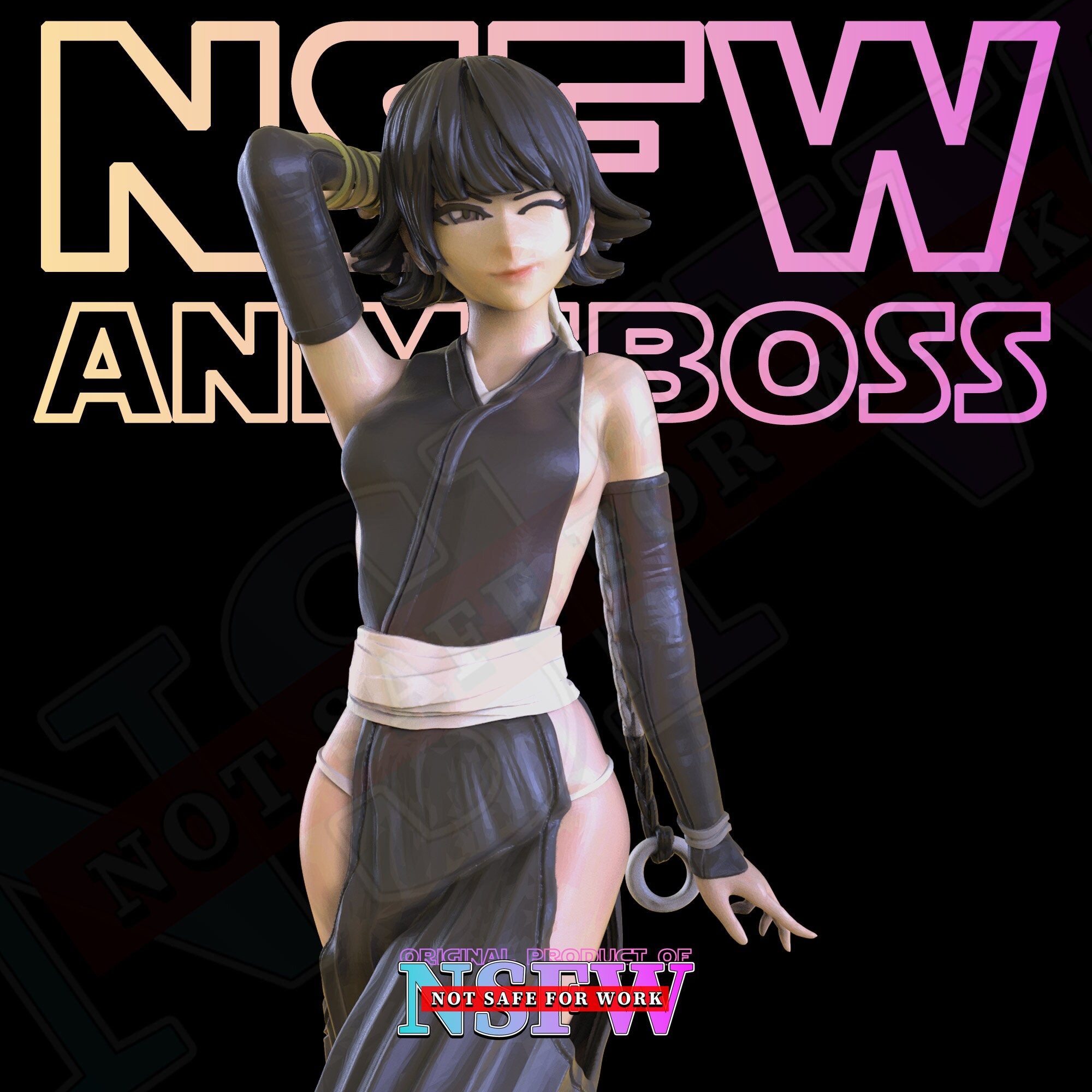 NSFW Anime Boss - Anime Boss Figure STL Model for 3D Printing - 3D ...