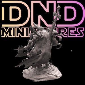 DnD Miniatures STL Model for 3D Printing-Typhus STL Figure Model -Creature Figure - Dungeons and Dragons Figure STL 3D Printable Death Guard
