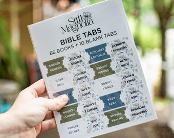 Bible Tabs Wildflower Whisper Pattern Shinny Coated Sticker Tabs | Bible Tabs for Women | Journaling Supplies | Bible Devotionals | Neutral