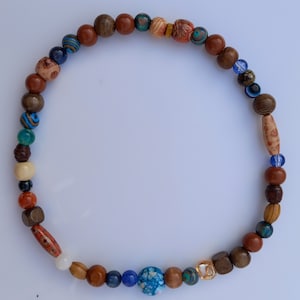 New, Blur, Damon Albarn inspired beaded necklace 47cm image 2