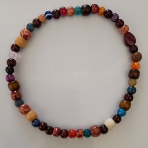 New, Blur, Damon Albarn inspired beaded necklace 47cm image 7