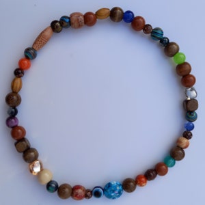 New, Blur, Damon Albarn inspired beaded necklace 47cm image 3