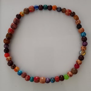 New, Blur, Damon Albarn inspired beaded necklace 47cm image 8