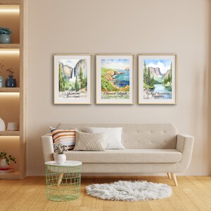 Channel Islands Watercolor Painting National Park Poster Travel Watercolor Channel Islands California Print Living Room Art Digital Download image 7