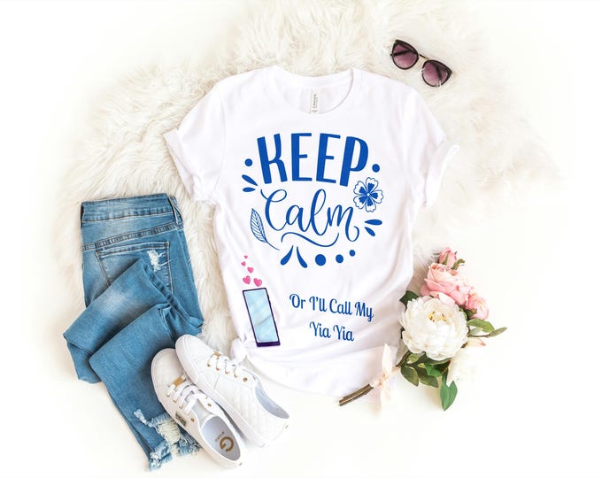 Keep Calm  or I call (grandparent title) Kid's T-shirt