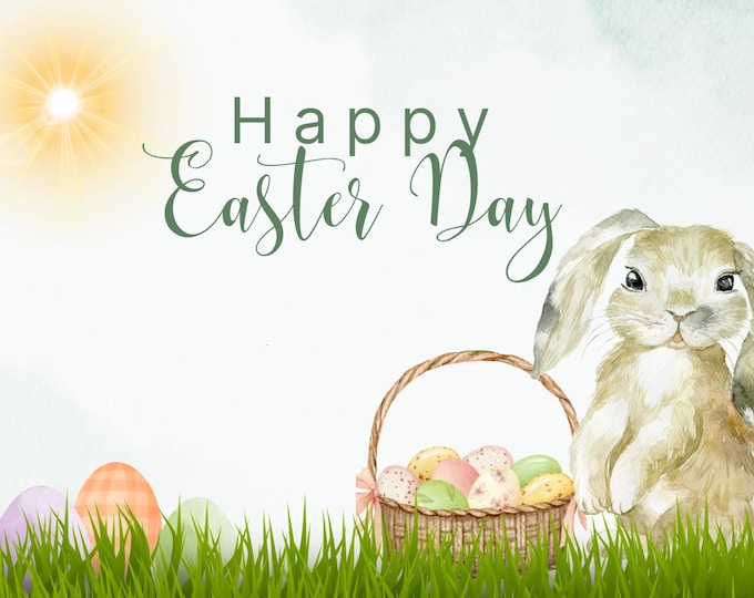 Happy Easter Postcard