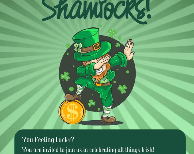 Video/Digital St. Patrick's Day Invitation