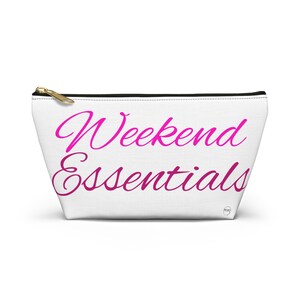 Neceser/bolsa de maquillaje para artículos esenciales de fin de semana, organizador de viaje