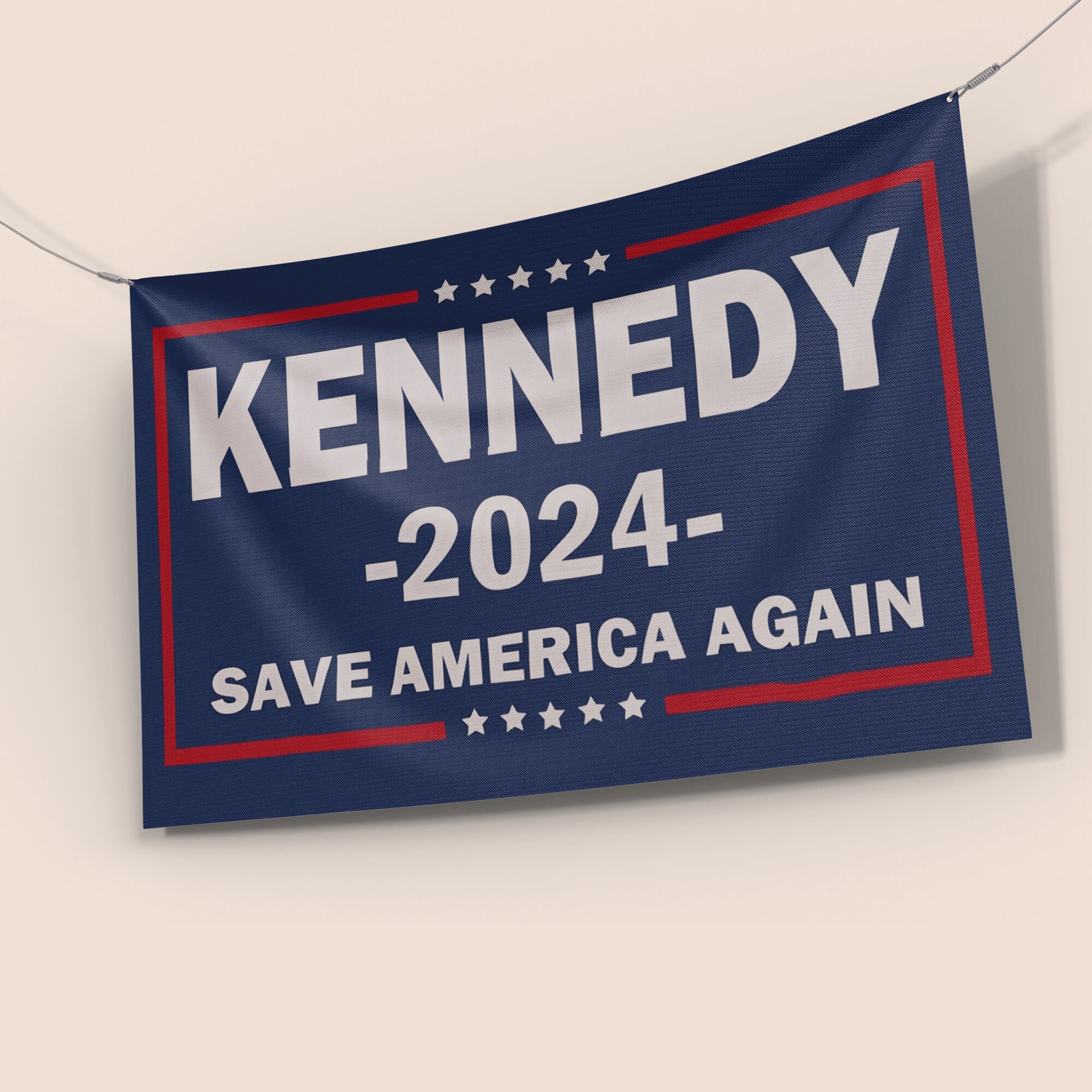 Kennedy 2024 Flag, Kennedy Jr House Flags, 2024 Election Flag sold by
