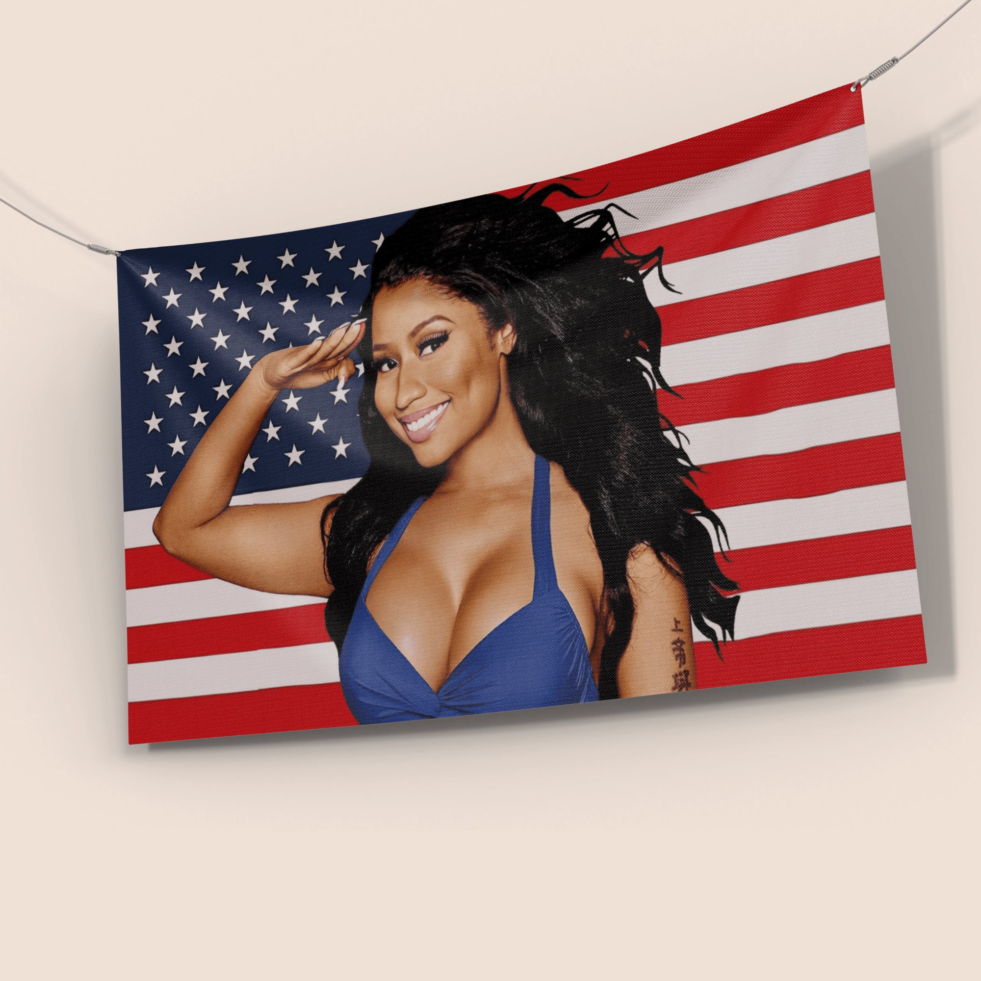 Discover Nicki Minaj Flag, Nicki MInaj Usa Flag