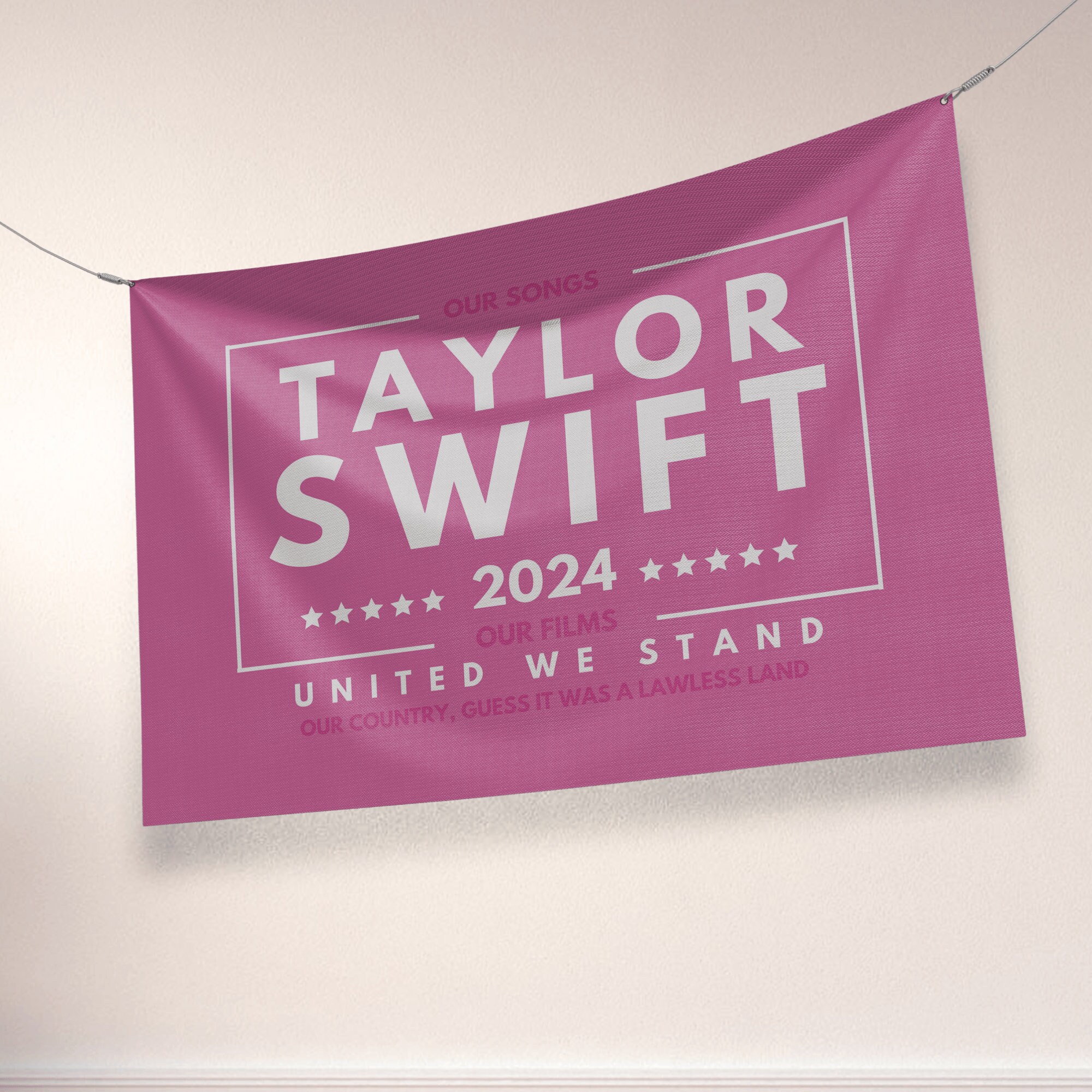 Swift 2024 Flag, Taylor Eras Merch sold by Seahorse Jasna Konkani SKU