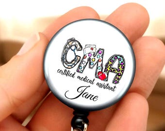Portabadge CMA personalizzato: targhetta identificativa per stetoscopio, regalo per infermieri