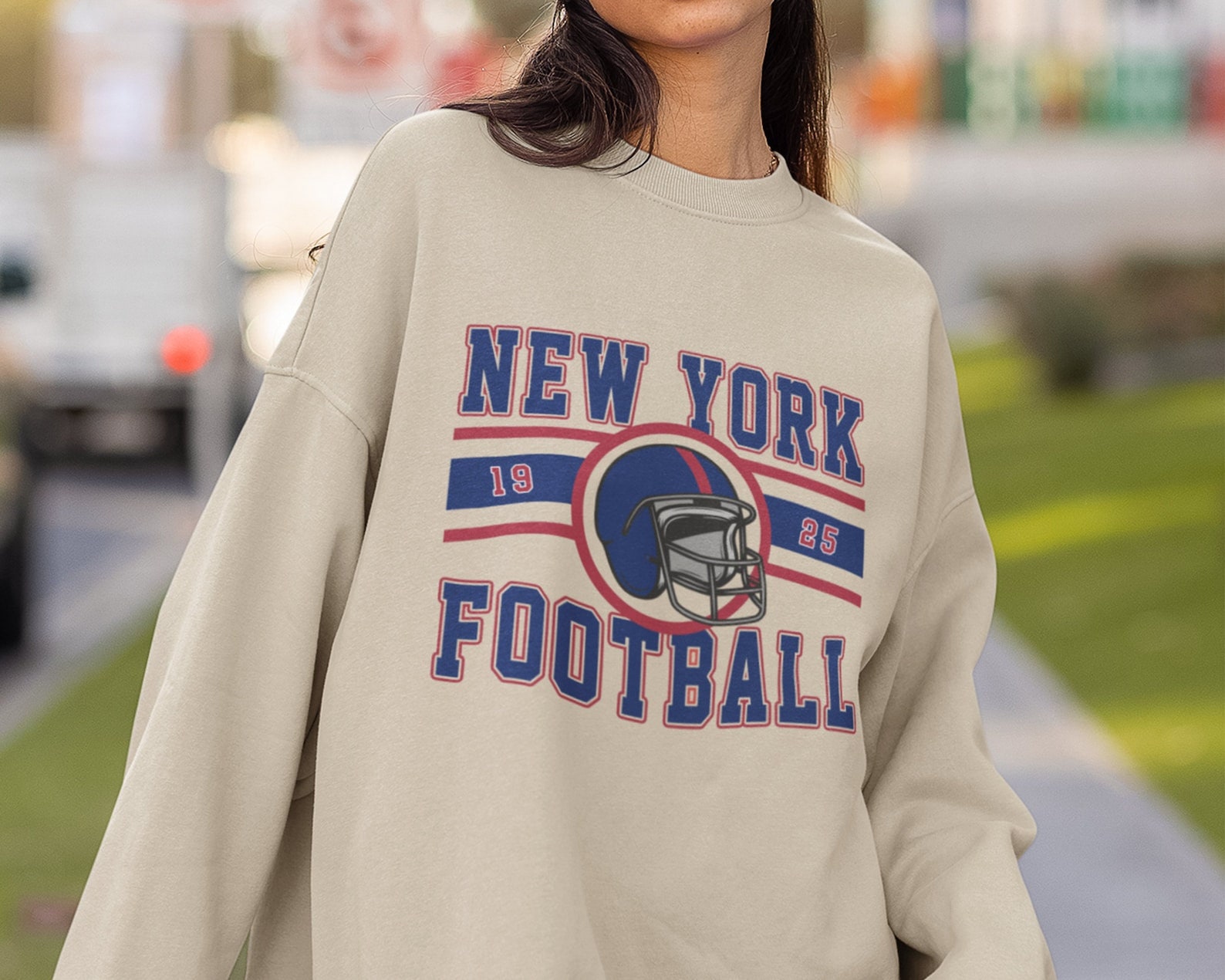 New York Giants Sweatshirt Vintage Gray 