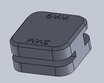 Magnetische afstandhouders voor honingraatlaserbedden Geschikt voor 3 mm en 6 mm materiaal voor Omtech, Glowforge, Aeon, Boss (elke laser met stalen honingraatbed)