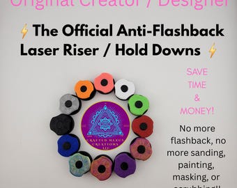 Anti-Flashback Hold Downs for CO2 Lasers |  MagNexus Magnetic Laser Riser