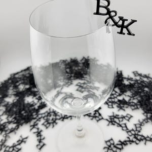 Acrylic Champagne Toppers | Custom Drink Tags | Wedding Drink Stirrers | Wedding Seating Chart | Personalized Drink Toppers