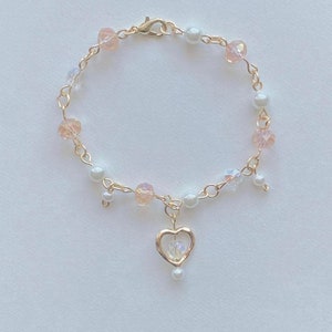 Aurora Pink Crystal Bracelet