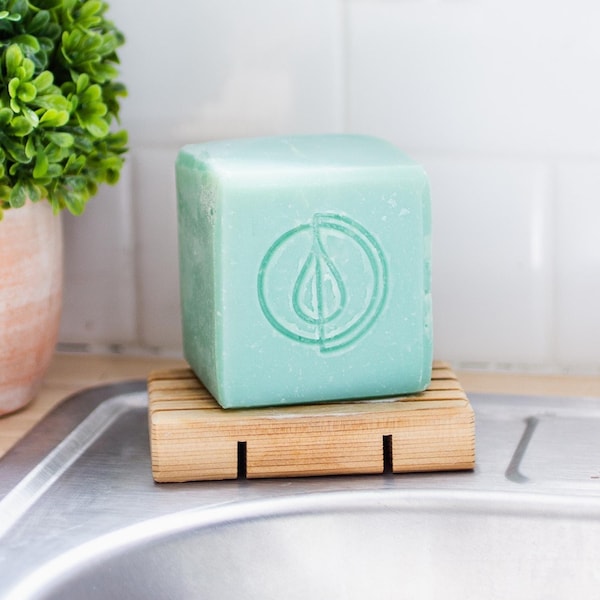 Solid Dish Soap Bar - Grapefruit + Orange | Zero Waste, Plastic Free, Vegan, Palm Oil Free, Eco-Friendly