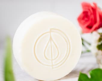 de savon à raser zéro déchet - Non parfumé | Végétalien, sans huile de palme, sans plastique